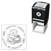 Whimsisch Ex-Libris Boek Stempel (In situ)