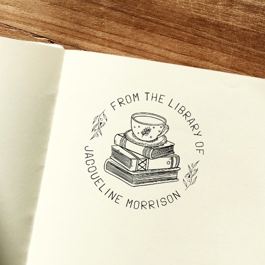 Whimsisch Ex-Libris Boek Stempel