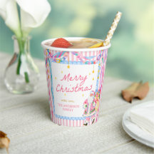 Whimsisch Kleurrijke Kerst Meisjes Nacht Feest