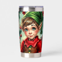 Whimsische Cartoon Elf | Kerstmis