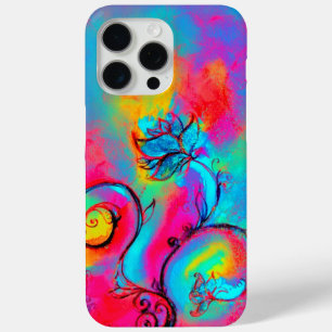 WHIMSISCHE STROMEN, roze gele boomstammen iPhone 15 Pro Max Hoesje