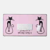 Whimsky Skinny Chat noir rose personnel (Clavier et souris)