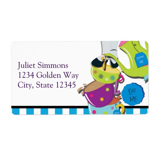 Whimsland Tea Party Étiquette (Devant)