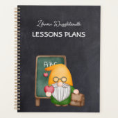 Whimssal Chalkboard Gnome Enseignant Avec Pomme (Devant)