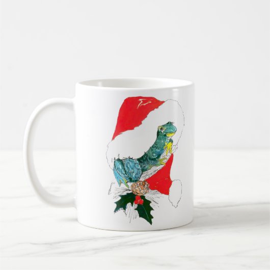 Whimssical Christmas Alaska Wildlife Coffee Mug (Gauche)