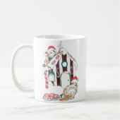 Whimssical Christmas Alaska Wildlife Coffee Mug (Gauche)