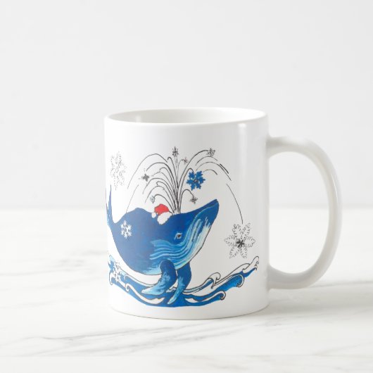 Whimssical Christmas Alaska Wildlife Coffee Mug (Droite)