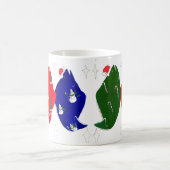 Whimssical Christmas Alaska Wildlife Coffee Mug (Centre)