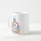 Whimssical Christmas Alaska Wildlife Coffee Mug (Devant gauche)
