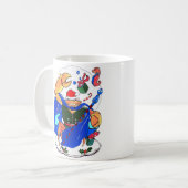 Whimssical Christmas Alaska Wildlife Coffee Mug (Devant gauche)