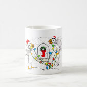 Whimssical Christmas Alaska Wildlife Coffee Mug (Centre)