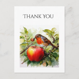 Whimsvogel & Appel Delight Briefkaart