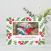 Whimsy Berries Carte photo de vacances (Debout devant)