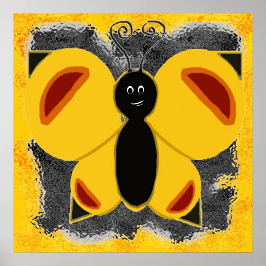 Whimsy Butterfly Poster (Voorkant)
