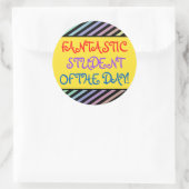 Whimsy "FANTASTISCHE STUDENT VAN DE DAG!" Sticker (Tas)