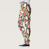 Whimsy Floral  Mode Pattern Leggings (Links)