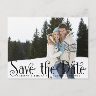  Whimsy Foto Save the Date Briefkaart II