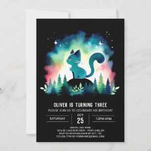 Whimsy Fun Cat Verjaardag Kaart