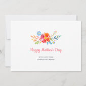 Whimsy Garden Wreath Mère's Day Carte photo (Dos)