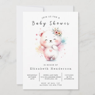 Whimsy Happy Beer Baby shower Kaart