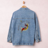 Whimsy in the Cosmos: Elf's Stellar Perspective Denim Jacket (Hangar)