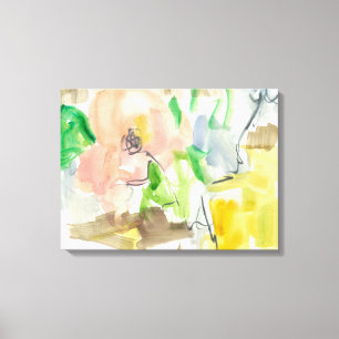 Whimsy in The Garden II Canvas Afdruk