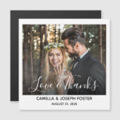 Whimsy Merci - Magnet photo Mariage (Devant / Derrière)