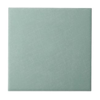 Whimsy Mint Blauwe Aqua Effen Kleur Linnen Textuur Tegeltje
