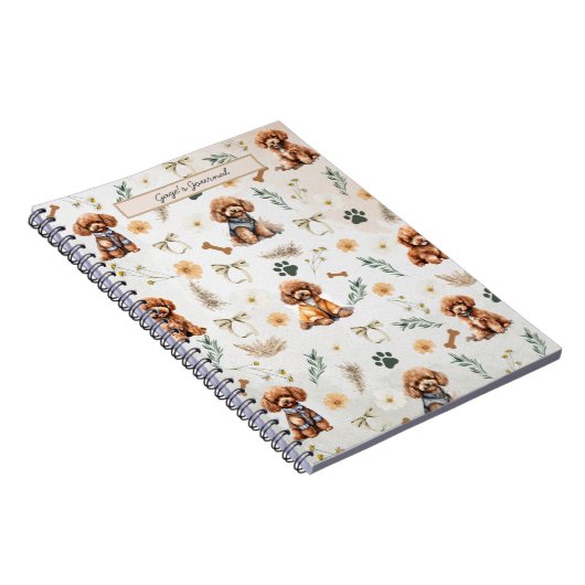 Whimsy Poodle Carnet de Pizzazz (Côté Droit)
