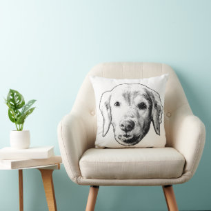 Whimsy Pup Rust Kussen