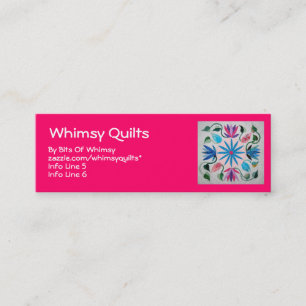 Whimsy Quilt Mini Visitekaartje