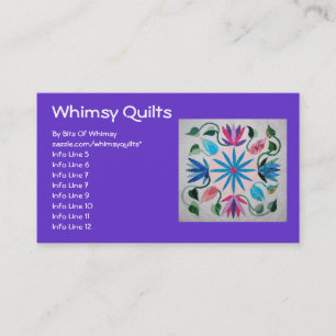 Whimsy Quilt Visitekaartje