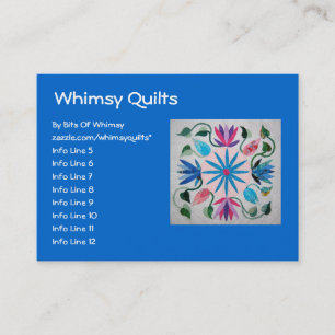 Whimsy Quilt Visitekaartje