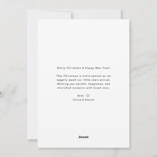 Whimsy Script Hoe meer zielen hoe meer vreugd Kers Feestdagenkaart (Achterkant)