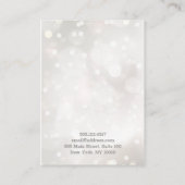 Whimsy Silver White Boke Jewelry Earring display Visitekaartje (Achterkant)