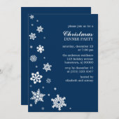 Whimsy Snowflakes Invitations (Devant / Derrière)