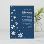 Whimsy Snowflakes Invitations (Debout devant)