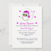 Whimsy Super mignonne Chouette neige Invitations B (Devant)