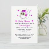Whimsy Super mignonne Chouette neige Invitations B (Debout devant)