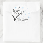 Whimsy Tree and Bird - Sticker Snowflakes (Sac)
