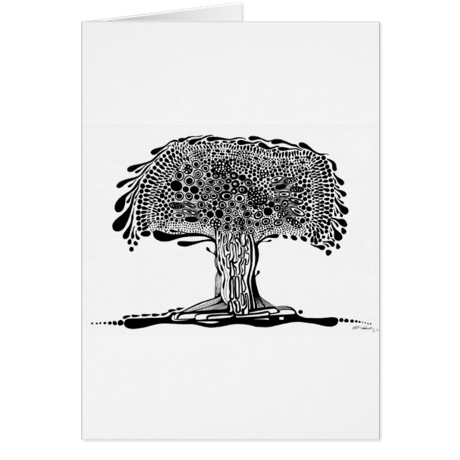 Whimsy Tree Black en White (Voorkant)