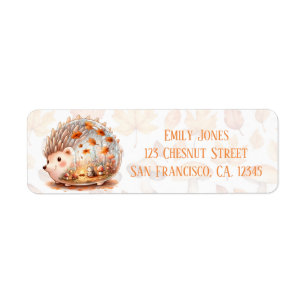 Whimsy Wilderness Critters - De Egel - Etiket