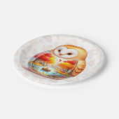 Whimsy Wilderness Critters - De Uil - Papieren Bordje (Gekanteld)