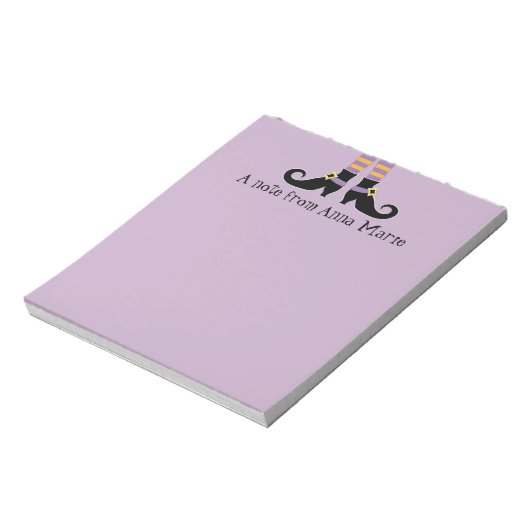 Whimsy Witch's Shoes Notitieblok (Gedraaid)