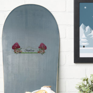 Whimsy Wonderland: Paddenstoel & Bloemtuin Sticker