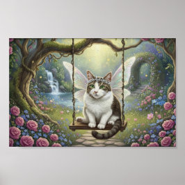 WhimsyCatFairy Poster