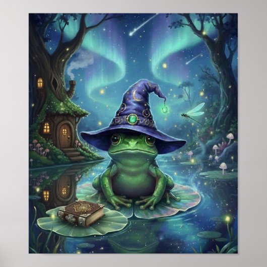 WhimsyFrogTovenaar Poster (Voorkant)