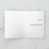 Whine un peu, Vins beaucoup Cope carte d'encourage (Intérieur)