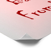 "Whingers are Barting from here" > Poster Prints (Hoek)