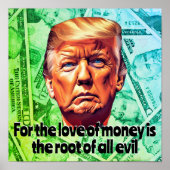 Whiny Greedy Loser Trump Poster (Voorkant)